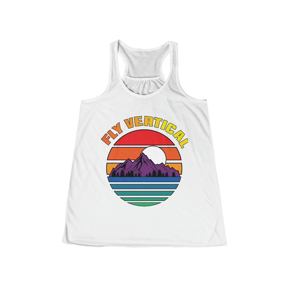 Rainbow Moonlight Racerback Tank