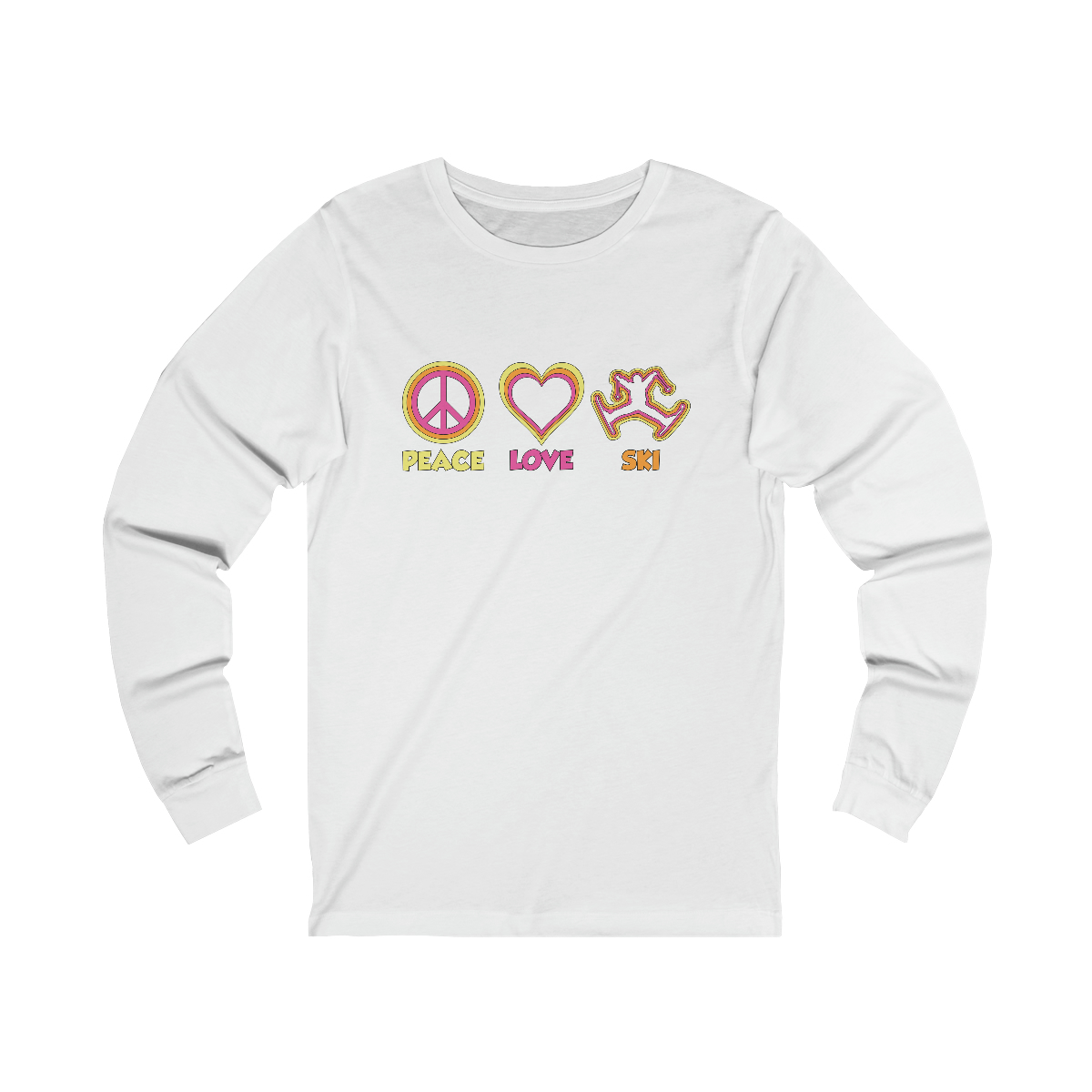 Peace Love Ski Long Sleeve Tee