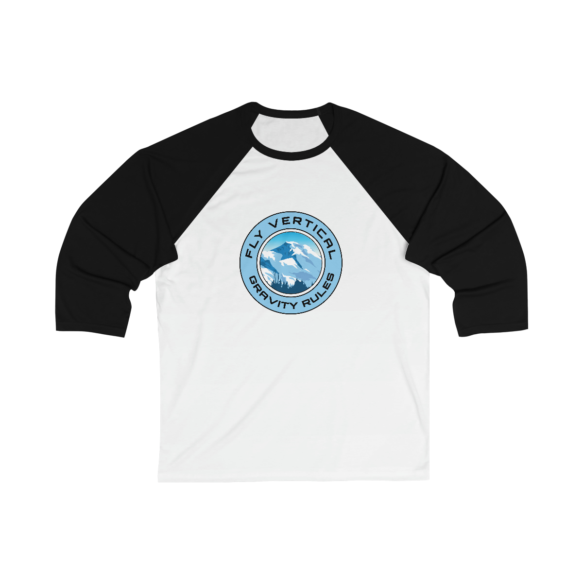 Snowcap 3/4 Sleeve Baseball Tee