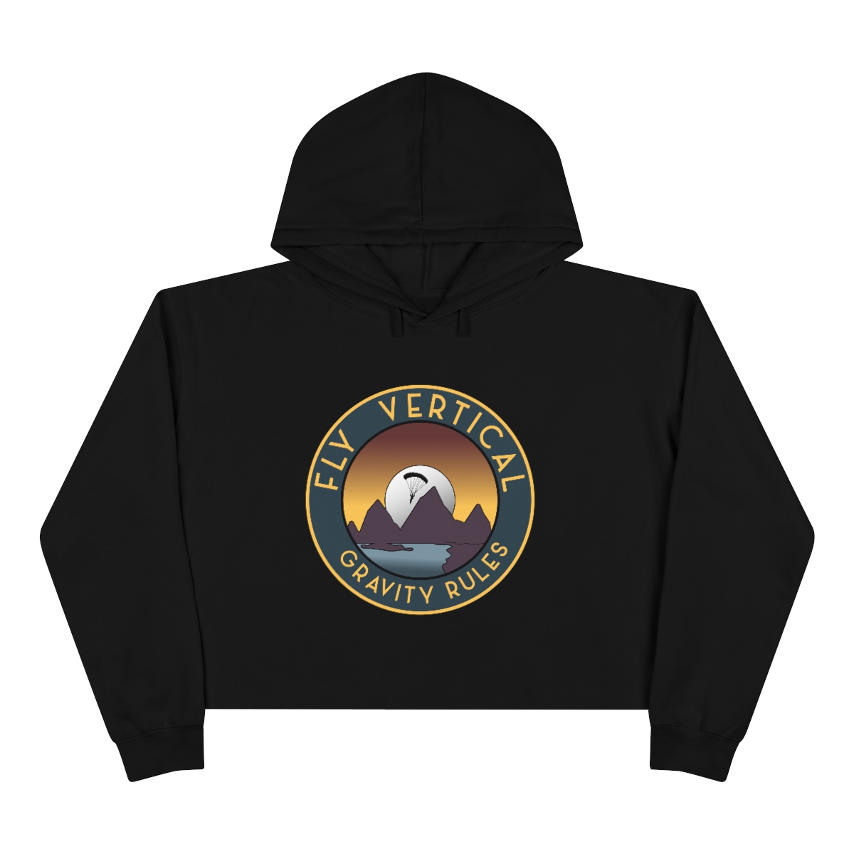 Evening Jump Crop Hoodie