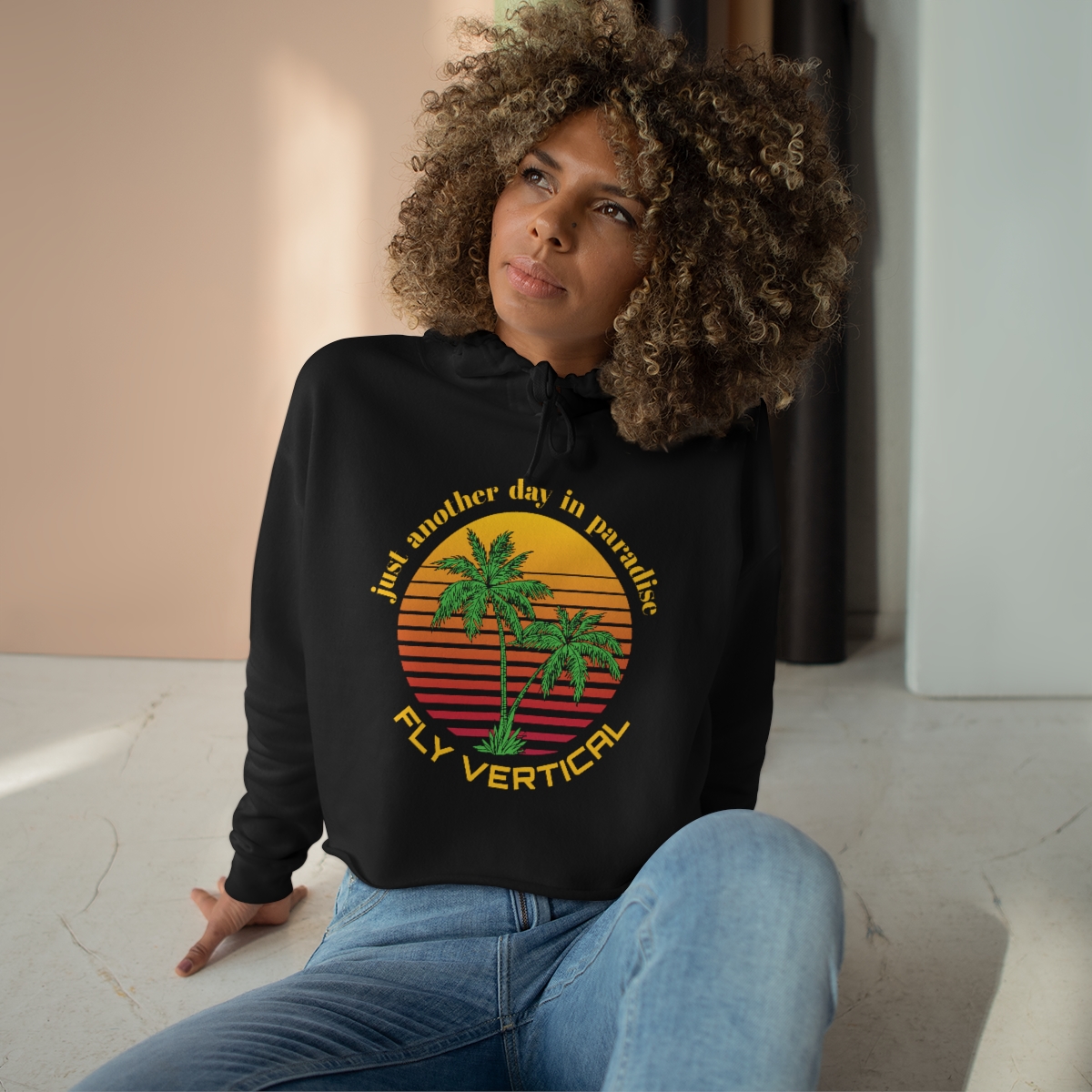 Paradise Crop Hoodie