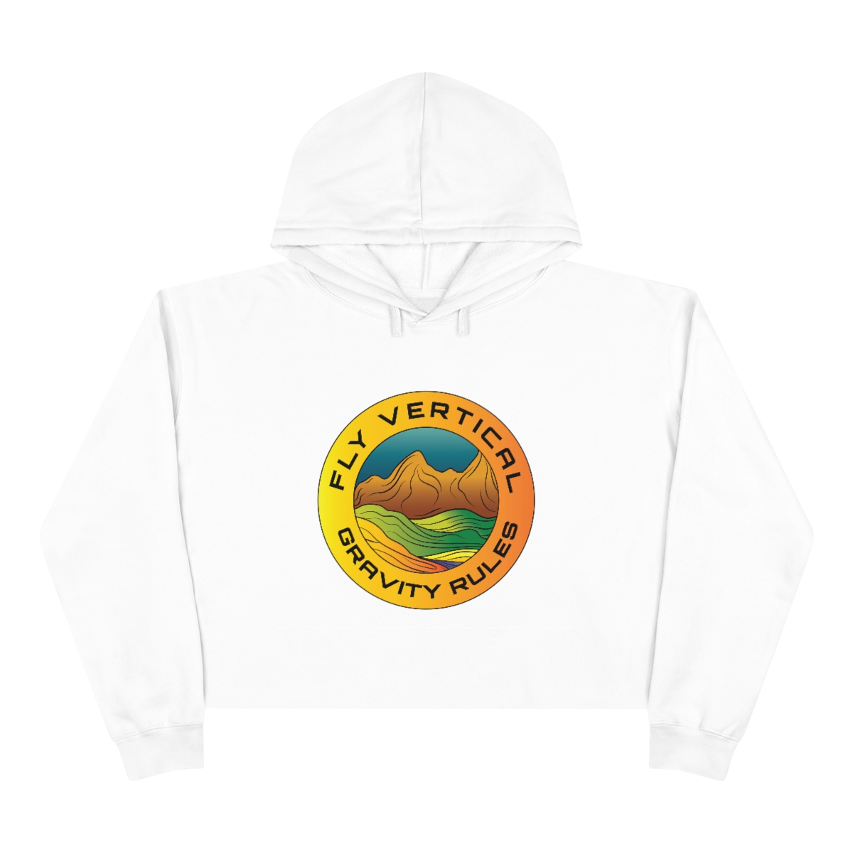 Rolling Hills Crop Hoodie