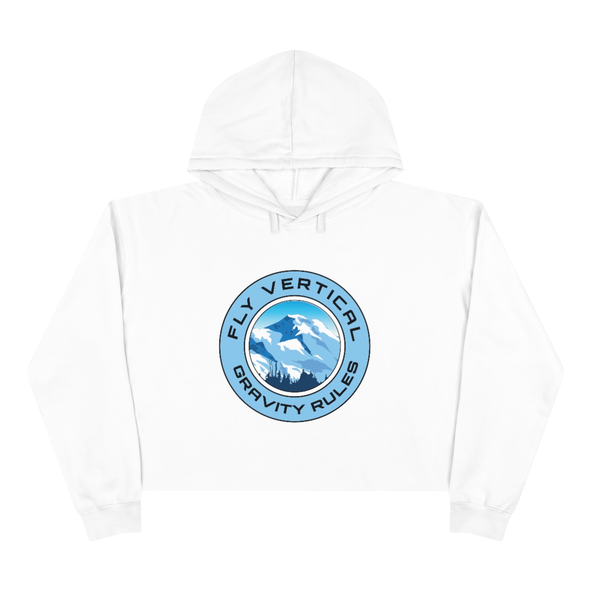 Snowcap Crop Hoodie