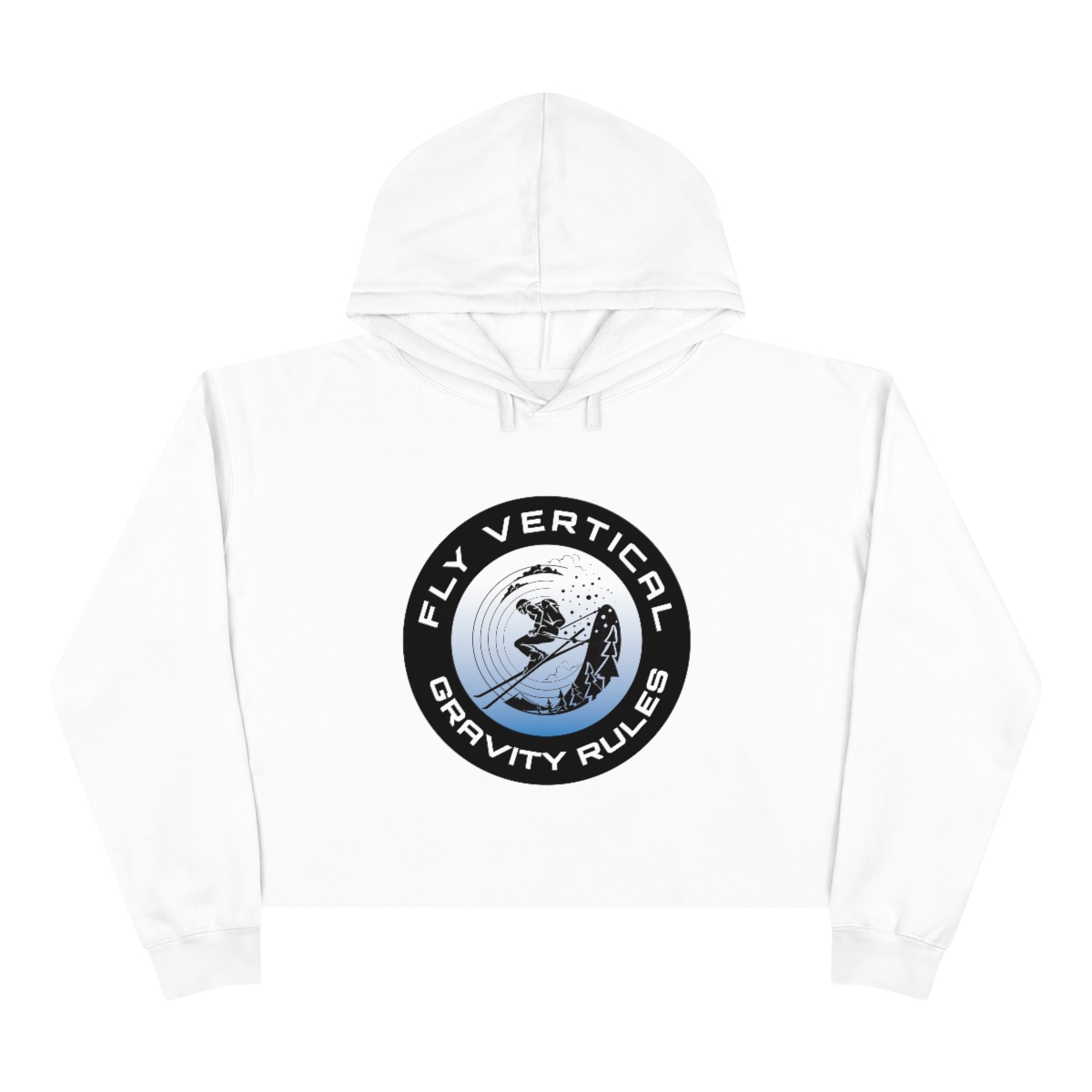 Gravity Rules Ski Crop Hoodie