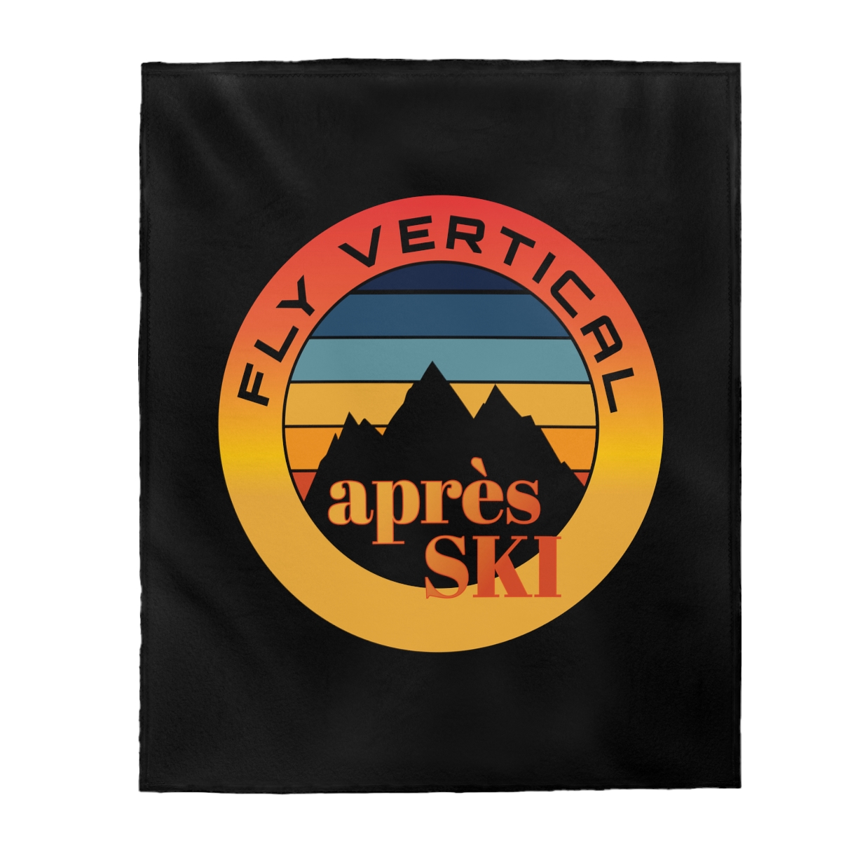 Aprés Ski Black Blanket